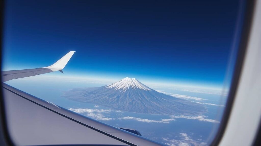 揺れの少ない機体中央部がおすすめ