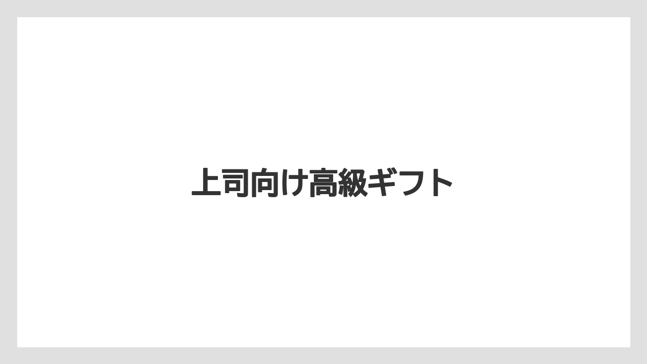 【エアライン】【フライト】【搭乗】上司向け高級ギフト