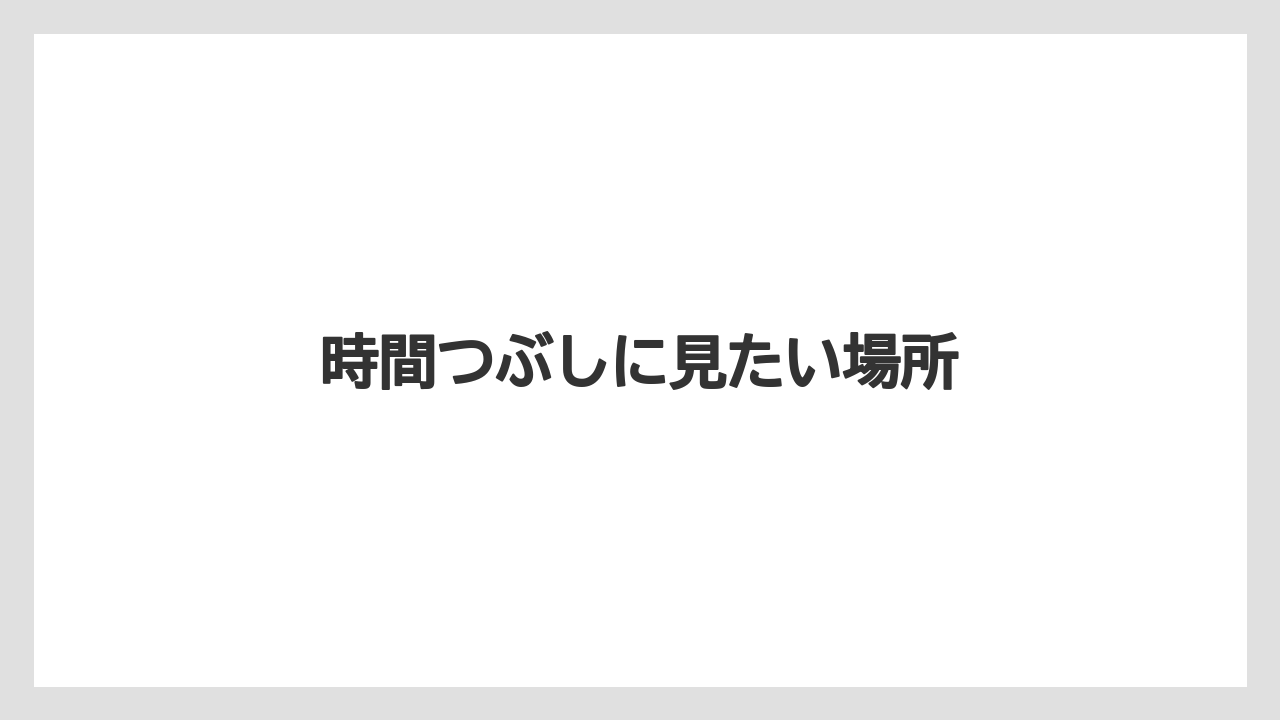 【JAL】【エアライン】【フライト】【搭乗】時間つぶしに見たい場所