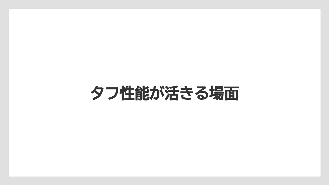 【エアライン】【フライト】【搭乗】タフ性能が活きる場面